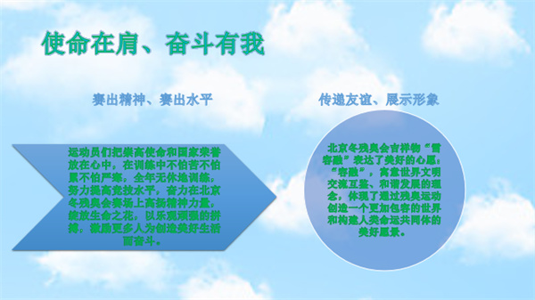 使命在肩，奮斗有我